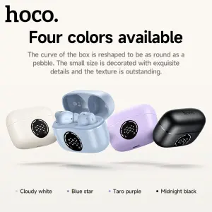 【Connect two devices】HOCO EQ22 TWS Wireless Head...