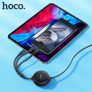 HOCO 100% Original X75 3 In 1 Retractable Charging...