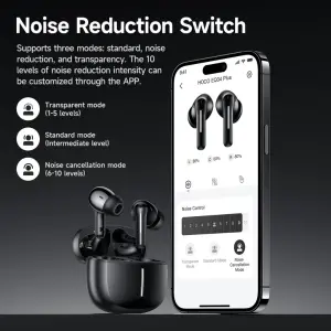 HOCO EQ34 Plus TWS Wireless Earphone ANC Noise Reduction Bluetooth Headset In-ear Earbuds Music Sports Earphones For All