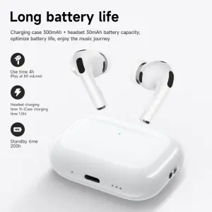 HOCO EW98 TWS ANC Noise Reduction Wireless Headset Intelligent Ai Translation+Heart Rate Monitoring Bluetooth Earphones BT6.0 In-ear
