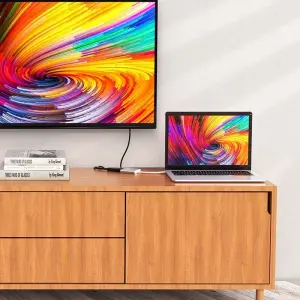 Hoco HB14 adapter converts from Type-C to HDMI, US...