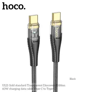 HOCO U121 Fast Charging Cable TypeC to TypeC Port 60W,