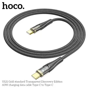 HOCO U121 Fast Charging Cable TypeC to TypeC Port 60W,