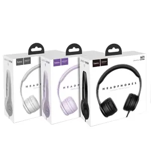 HOCO W21 Wired Headphones 3.5mm Jack Over-ear Head...