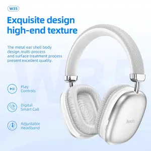 HOCO W35 Wireless Headphones Bluetooth Earphone Sports Headphones Support Bluetooth 5.3 HIFI Stereo Earphone AUX /TF Card