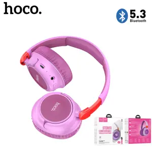 HOCO W43 Wireless Headphones Bluetooth Foldable Headset With Mic BT5.2 HIFI Stereo Sports Earphones For Phone Tablet Laptop
