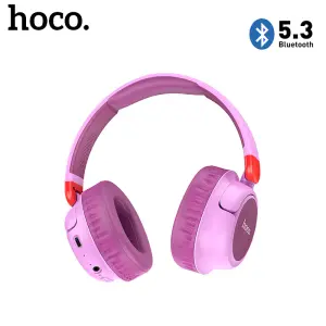 HOCO W43 Wireless Headphones Bluetooth Foldable Headset With Mic BT5.2 HIFI Stereo Sports Earphones For Phone Tablet Laptop