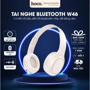 Hoco W46 premium over-ear headphones with super du...