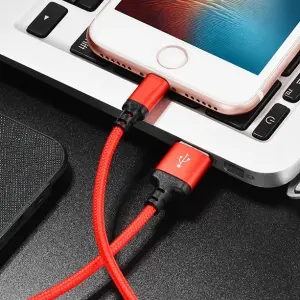 Hoco X14 H-UPF01-GR iphone/Micro/Type C charging cord for fast charging iPhone, supports fast charging for iPhone 6/7/8/x/xs/11