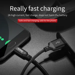 HOCO X14 Type-C Cable Data Line 1m&2m 3A Fast Charging USB to Type-C Charging Data Cable For Notebook Samsung Android Phone