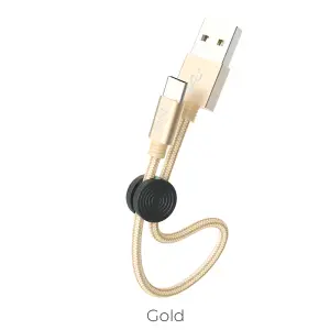 Hoco X35 25cm Charging Data Cable Type C 3A Fast Charging Cable For Micro Lightng 2.4A Cable Universal For All Smartphones