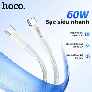 HOCO X56 PD 60W Type-C to Type-C 3A fast charging cable for many mobile data transmission devices