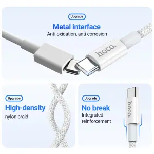 HOCO X56 PD 60W Type-C to Type-C 3A fast charging cable for many mobile data transmission devices