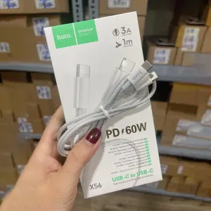 HOCO X56 PD 60W Type-C to Type-C 3A fast charging cable for many mobile data transmission devices