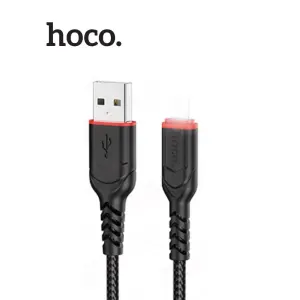 Hoco X59 fast charging cable for iPhone 6/7/8/X/11/12/13/14 supports 2M long data transmission Parachute cord material
