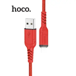 Hoco X59 fast charging cable for iPhone 6/7/8/X/11/12/13/14 supports 2M long data transmission Parachute cord material