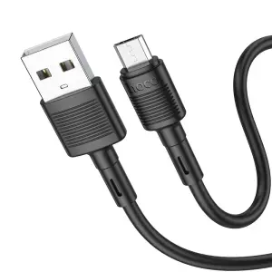 Hoco X83 USB to Micro charging cable, 1m long cord, PVC material, current up to 2.5A