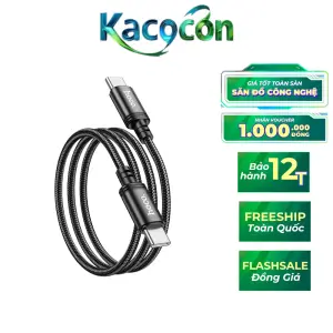 Hoco X89 TypeC to TypeC 60W / TypeC to LN 20W / USB to Micro / LN / TypeC fast charging cable 1M long