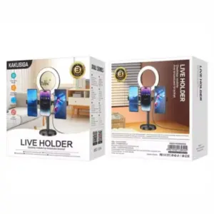 KAKUSIGA KSC-1514 XIULI SERIES 3 Device Live Holder with Ring Light