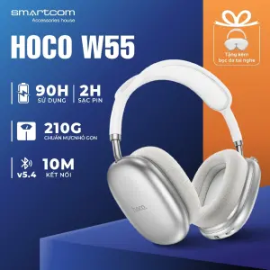 W55 Plus Hoco earphones with 90-hour battery life...